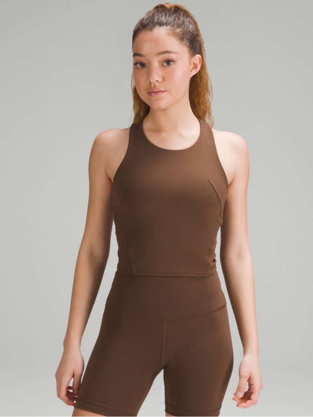 lululemon athletica Wunder Train Racerback Tank Top in Java